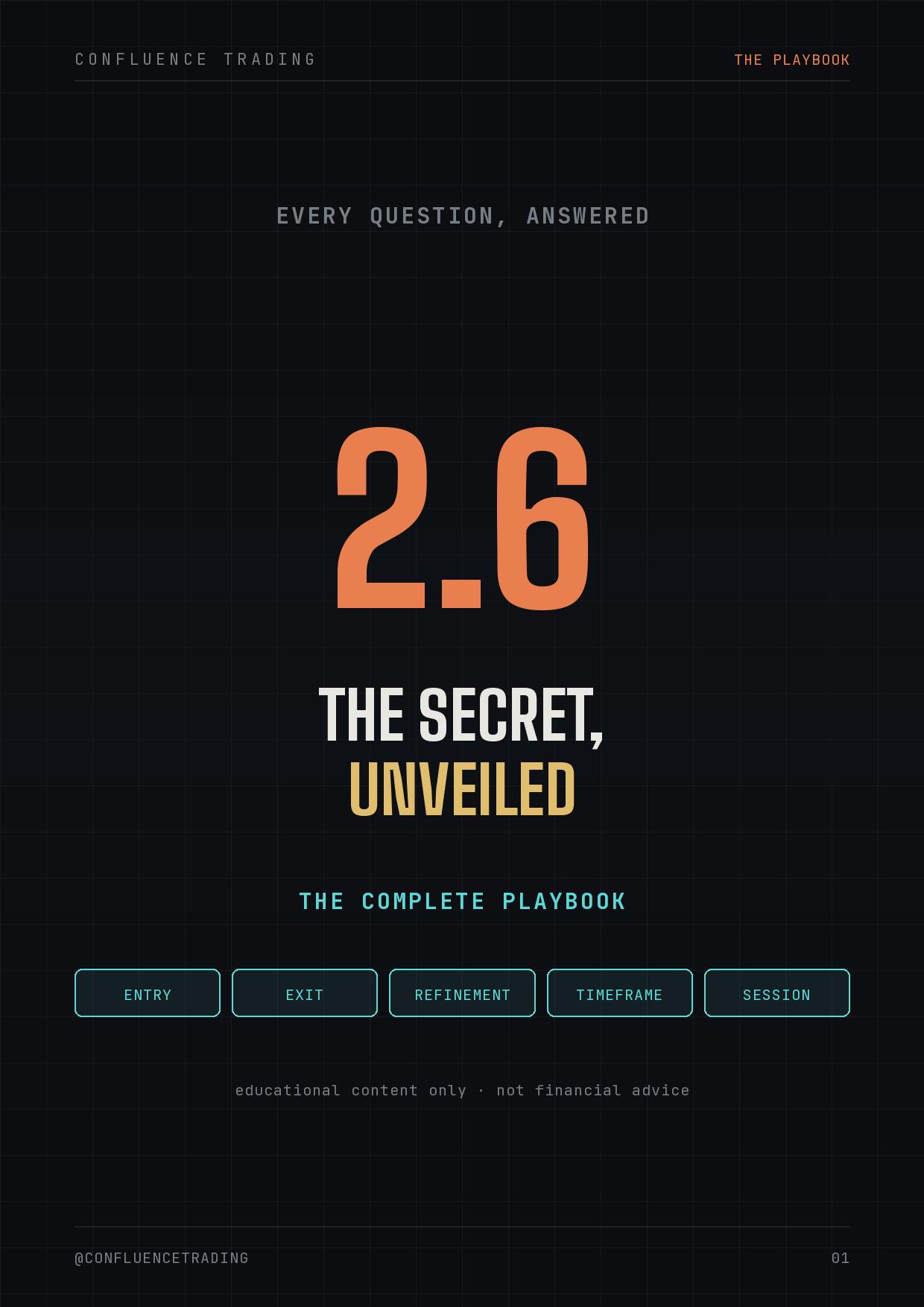 2.6: The Secret, Unveiled — The Complete Playbook
